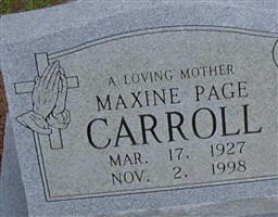 Maxine Page Carroll