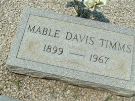 May Bell Davis Timms