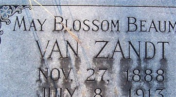 May Blossom Beaumont Van Zandt