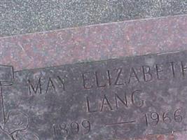 May Elizabeth Lang