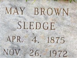 May Evans Brown Sledge