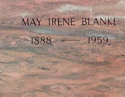May Irene Blanke May Irene Blanke