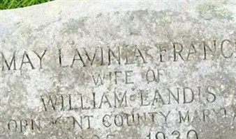 May Lavinia Francis Landis May Lavinia Francis Landis