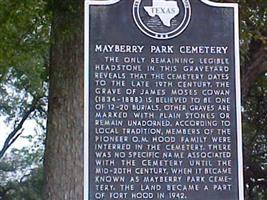 Mayberry Cemetery