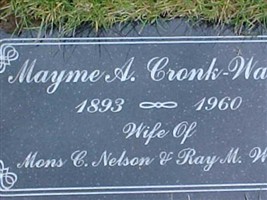Mayme A Cronk Waite Mayme A Cronk Waite