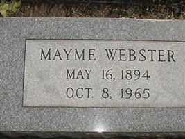 Mayme Webster Mayme Webster
