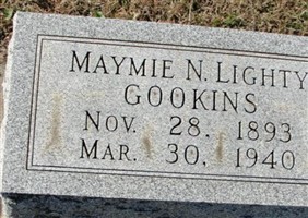 Maymie N. Lighty Gookins Maymie N. Lighty Gookins