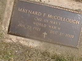 Maynard F McCollough