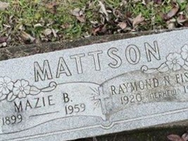 Mazie B. Mattson Mazie B. Mattson