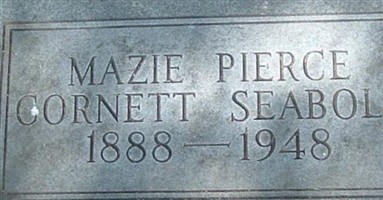Mazie Pierce Cornett Seabolt Mazie Pierce Cornett Seabolt