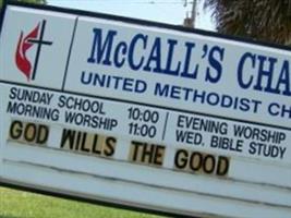McCalls Chapel United Methodist Church Cemetery