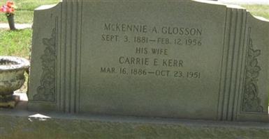 McKennie A Glosson