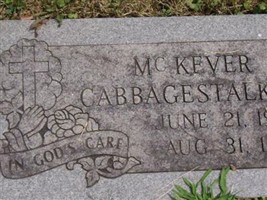 McKever Cabbagestalk, Sr
