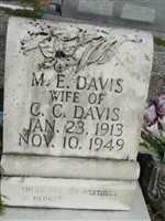 M. E. Davis M. E. Davis