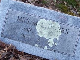 M. E. Dobbs M. E. Dobbs