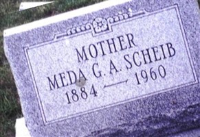 Meda Gertrude Alice Lebo Scheib