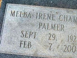 Melba Irene Champion Palmer Melba Irene Champion Palmer