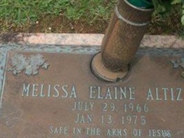 Melissa Elaine Altizer Melissa Elaine Altizer