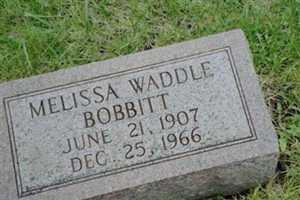 Melissa Mary Waddle Bobbitt Melissa Mary Waddle Bobbitt