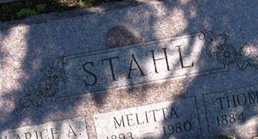 Melitta W Gartman Stahl Melitta W Gartman Stahl