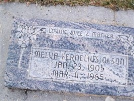 Melva Fernelius Olson Melva Fernelius Olson