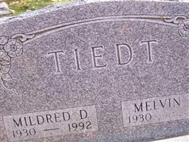 Melvin D Tiedt