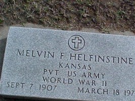 Melvin F. Helfinstine Melvin F. Helfinstine