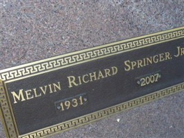 Melvin Richard Springer, Jr Melvin Richard Springer, Jr