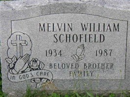 Melvin William Schofield Melvin William Schofield