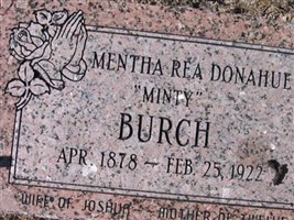 Mentha Rea Donahue Burch