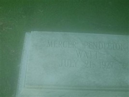 Mercer Pendleton Watt Mercer Pendleton Watt
