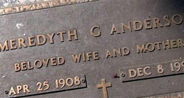 Meredyth G Anderson Meredyth G Anderson