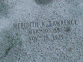 Meridith K. Lawrence Meridith K. Lawrence