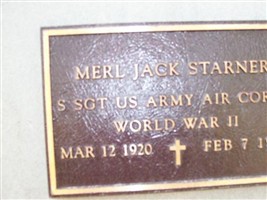 Merl Jack Starner Merl Jack Starner