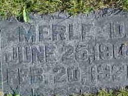Merle D Marchant Merle D Marchant