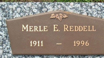 Merle E. Reddell Merle E. Reddell