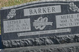 Merle F. Barker Merle F. Barker