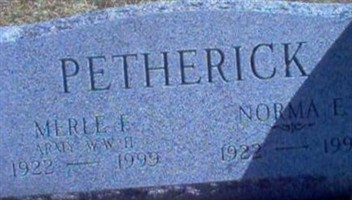 Merle F. Petherick Merle F. Petherick
