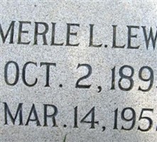 Merle L. Lewis Merle L. Lewis