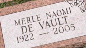 Merle Naomi DeVault Merle Naomi DeVault