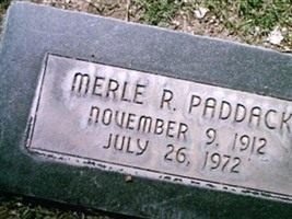 Merle R Paddack Merle R Paddack