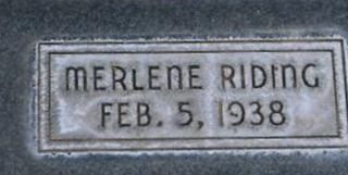 Merlene Riding Merlene Riding