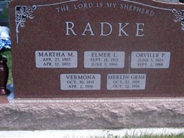 Merlin Gene Radke Merlin Gene Radke