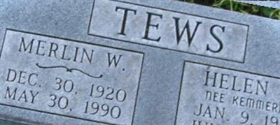 Merlin W Tews Merlin W Tews