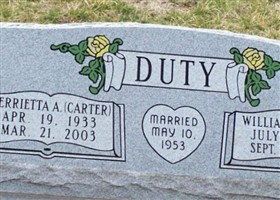 Merrietta Alice Carter Duty