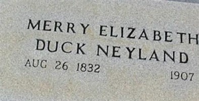 Merry Elizabeth Duck Neyland