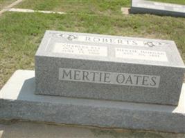 Mertie B. Morgan Roberts Oates