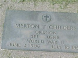 Merton T. Childers Merton T. Childers