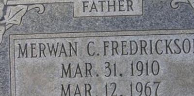 Mervan C Fredrickson