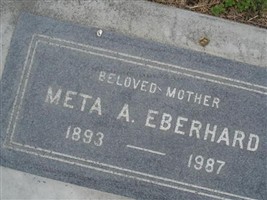 Meta Amelia Eberhard Meta Amelia Eberhard